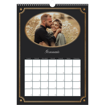 Calendario personalizzato A3 — Classico vintage