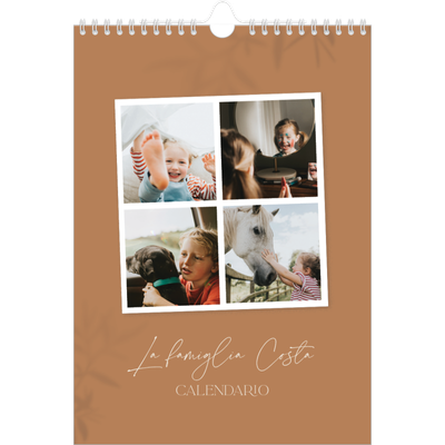 Calendario personalizzato A4 — Con i piedi per terra [copertina]