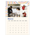 Calendario A3 verticale — Strisce retro [Marzo]