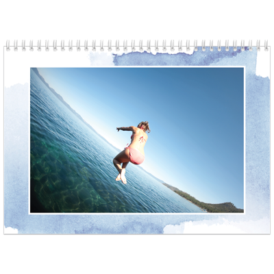 Calendario A4 Doppio — Sfondi ad acquerello [copertina]
