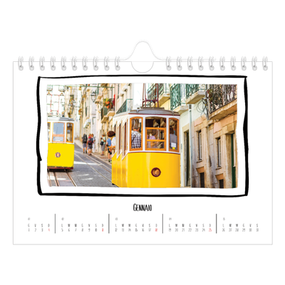 Calendario fotografico A5 — Istantanee da album [Gennaio]