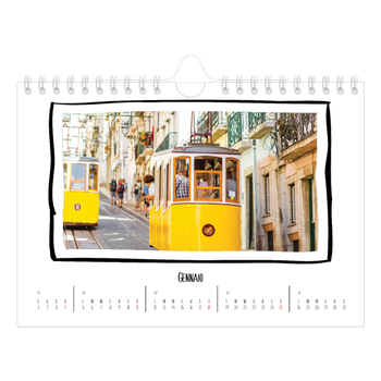 Calendario Fotografico A5 Orizzontale — Istantanee da album