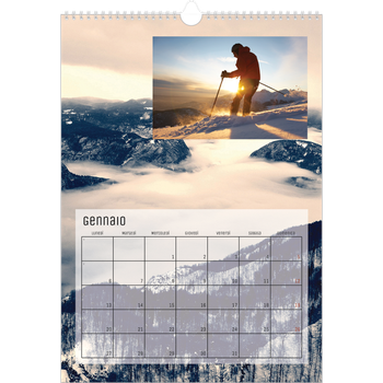 Calendario personalizzato A3 — Tornare alla natura