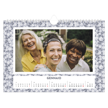 Calendario Fotografico A4 Orizzontale — In piena fioritura