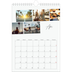 Calendario personalizzato A4 — Soggiorno in città [Aprile]
