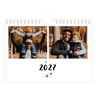 Calendario fotografico A5 — Scritto a mano [copertina]
