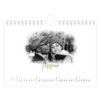 Calendario fotografico A5 — Effetti fotografici [Febbraio]