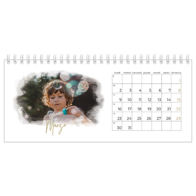 Calendari da tavolo — Effetti fotografici [Marzo]
