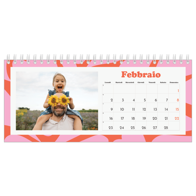 Calendari da tavolo — Giocando con i motivi [Febbraio]