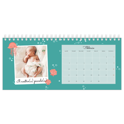 Calendari da tavolo — Animali carini [Febbraio]