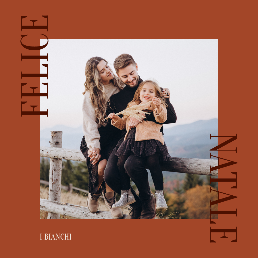 Biglietti — Auguri terracotta