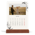 Calendario con supporto in legno verticale  — Inchiostro e edera [copertina]