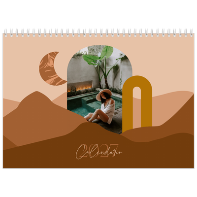 Calendario A4 Doppio — Montagne [copertina]