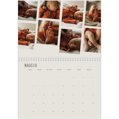 Calendario A4 Doppio — Ricordi in movimento [copertina]