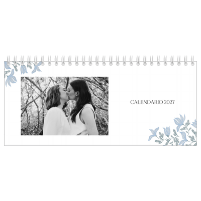 Calendari da tavolo — Floreale elegante [copertina]