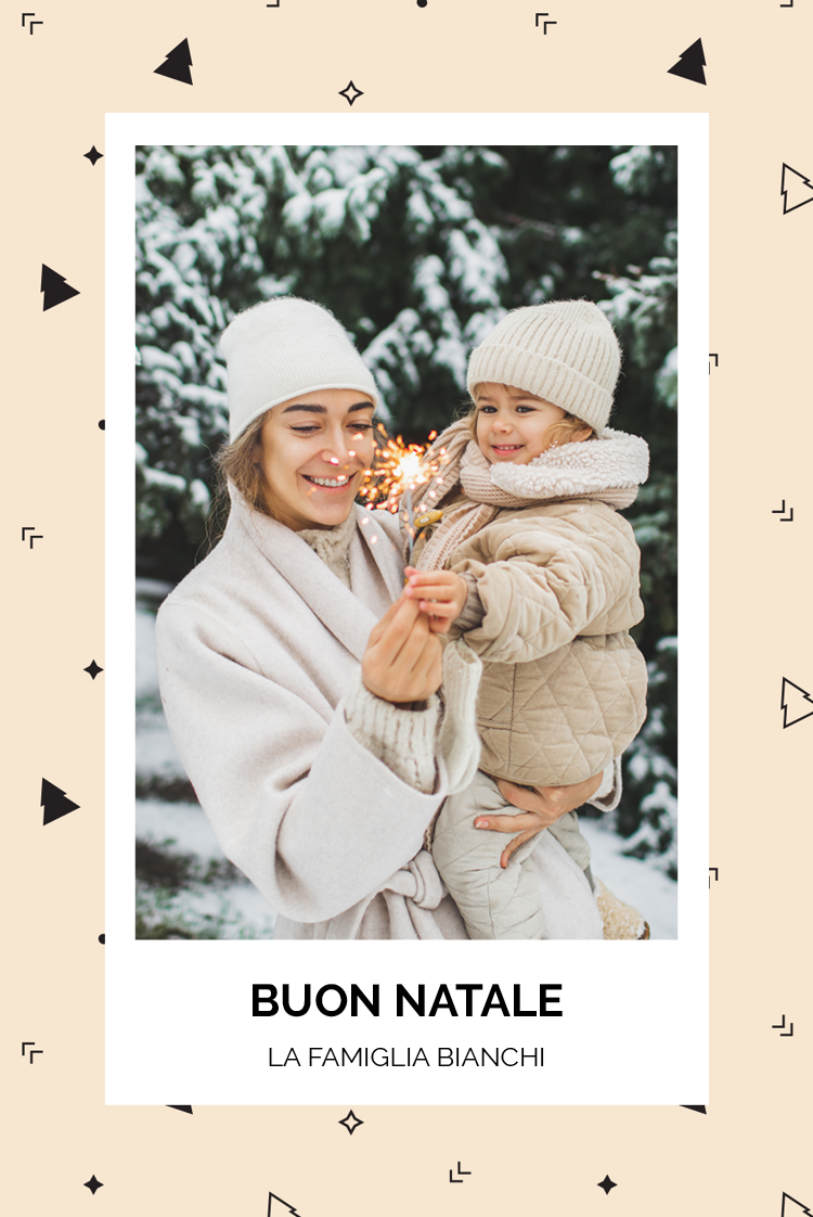 Biglietti — Alberi di Natale geometrici