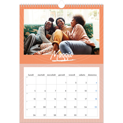 Calendario A3 verticale — Colore e motivo [copertina]