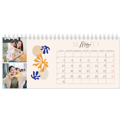 Calendari da tavolo — Corallo [Marzo]