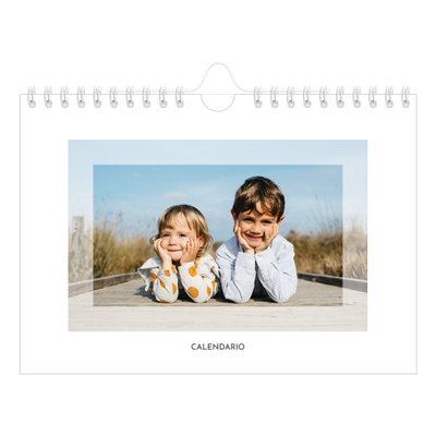 Calendario fotografico A5 — Cornice trasparente [copertina]