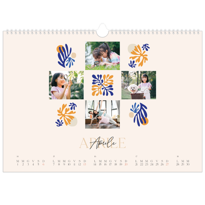 Calendario A3 orizzontale  — Corallo [copertina]