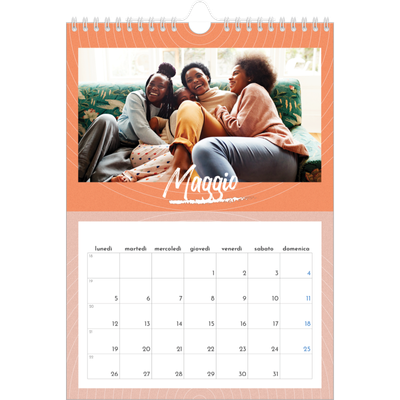 Calendario personalizzato A4 — Colore e motivo [copertina]