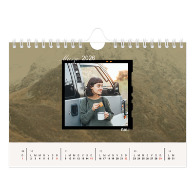 Calendario fotografico A5 — Avventura [Marzo]