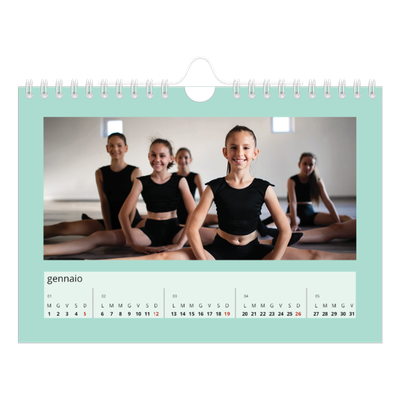 Calendario fotografico A5 — Neo Scandi [Gennaio]