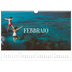 Calendario A3 orizzontale  — Fuga infinita [Febbraio]