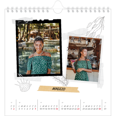 Calendari quadrati — Album ricordi con stile [Maggio]