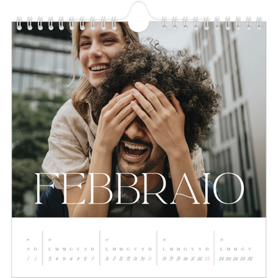 Calendari quadrati — Più grande della vita [Febbraio]