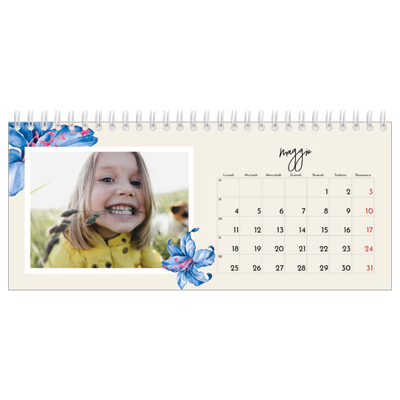 Calendari da tavolo — Fiori dipinti [copertina]