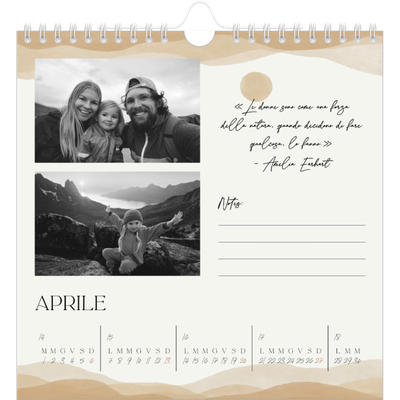 Calendari quadrati — Citazioni [Aprile]