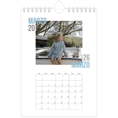 Calendario fotografico A5 — Tipo di coppia [Marzo]