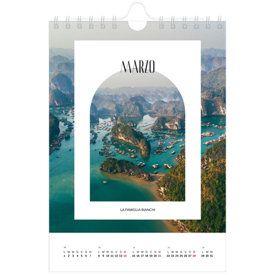 Calendario fotografico A5 — L'arco aperto [Marzo]