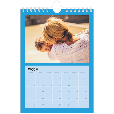 Calendario fotografico A5 — Luminoso e vivace [copertina]