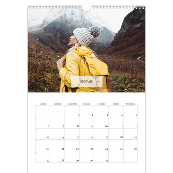 Calendario personalizzato A3 — Calendario classico