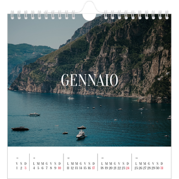 Calendario Fotografico Quadrato — Fuga infinita