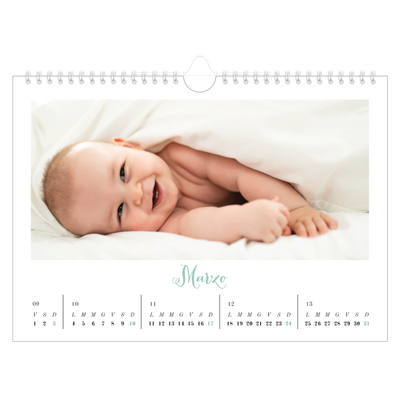 Calendario fotografico A4 — Ciao mondo [Marzo]