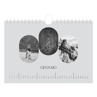 Calendario fotografico A5 — La strada aperta [Gennaio]