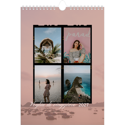 Calendario personalizzato A4 — Avventura [copertina]