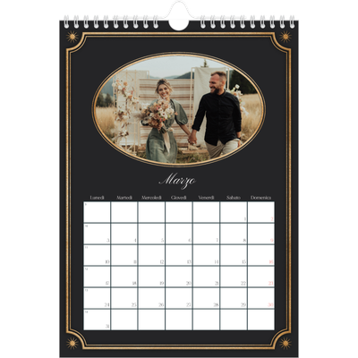 Calendario personalizzato A4 — Classico vintage [Marzo]
