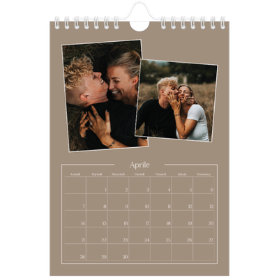 Calendario fotografico A5 — Ricordi artigianali [Aprile]