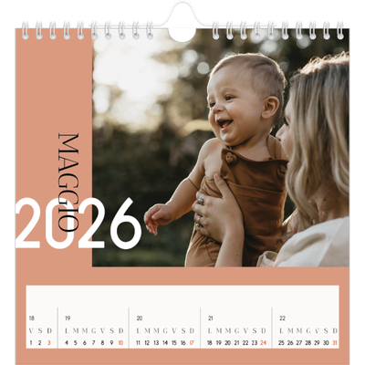 Calendari quadrati — Testo sovrapposto [copertina]