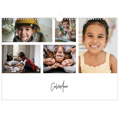 Calendario A3 orizzontale  — Disposizioni fotografiche [copertina]