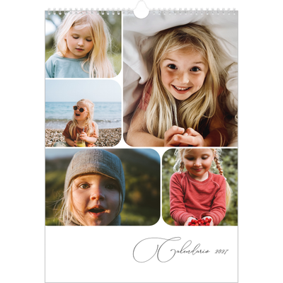 Calendario A3 verticale — Istantanee e scrittura [copertina]