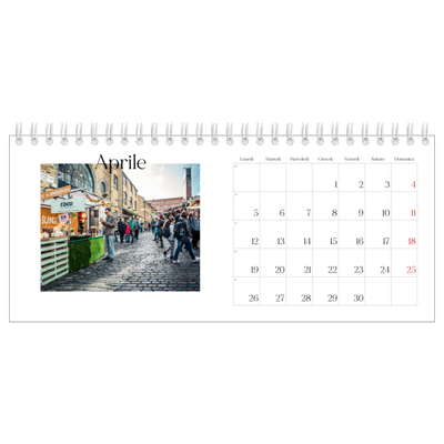 Calendari da tavolo — Il mio diario di viaggio [Aprile]
