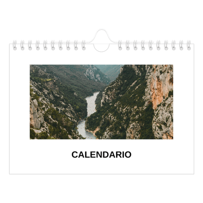 Calendario fotografico A5 — Foto semplice [copertina]